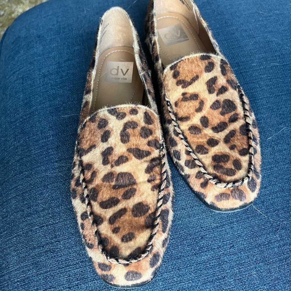 Leopard Print Loafers